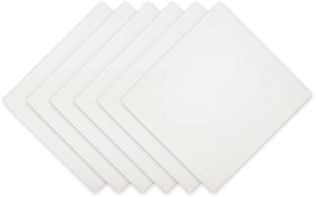 DII Variegated Tabletop Collection, Napkin Set, 20x20, Off-White, 6 Piece