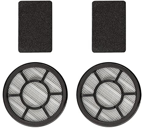 Russell Hobbs RHFILTUV5101-5601 2x Vacuum Filter Pack Compatible with RHUV5101 & RHUV5601 3 in 1 Corded Upright Vacuums, Grey