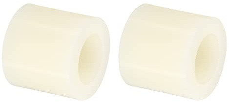 PATIKIL Tondo Distanziatore Rondella, 24pz Nylon 6.2mm ID x 11mm OD x 10mm L per M6 Viti Blocco Stampante 3D TV Parete Montaggio Elettrico Presa, Beige
