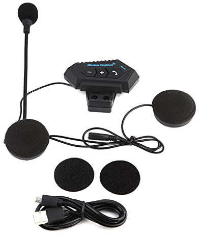 TKSE hjälm Bluetooth Headset, 1 par motorcykelhjälm BT Headset Hörlurar Högtalare stöder handsfree samtal Headset kommunikationssystem