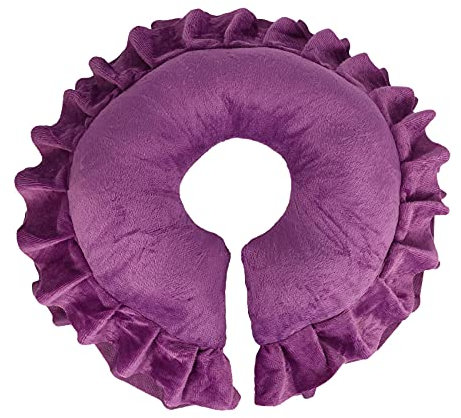 Wresetly Massagekissen, Schlafkissen, Massagewerkzeug, Schönheitsbett, mit Kissen, Loch, Violett