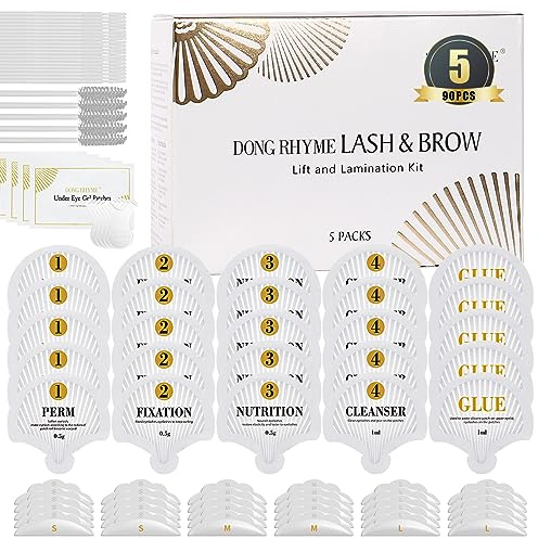 2-in-1 Augenbrauen und Wimpernlifting set, 2025 Aktualisiertes Wimpernlifting Set Wimpern Perming Kit Wimpern Curling Professionell Wimpernverlängerung Kit lash lifting Lange andauernd