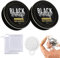 Jabón en Barra Para Cubrir Canas 2 pcs Jabón de Cobertura de Cabello Gris Natural Grey Hair Removal Soap Barra de Jabón de Champú Ppara con Espuma Para Cepillo de Masaje Black Hair