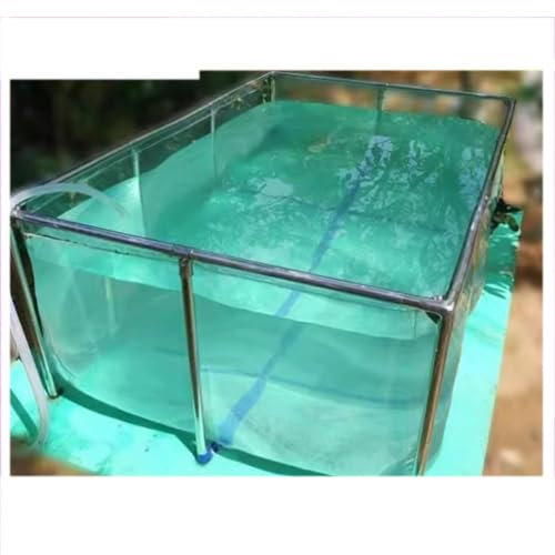 Piscine Fuori Terra, 100% Trasparente Piscina Piscina, PVC Addensato Resistente Al Freddo Con Staffa In Acciaio Inossidabile, Facile Da Installare, 10 Anni Di Utilizzo ( Color : Clear , Size : 300X150