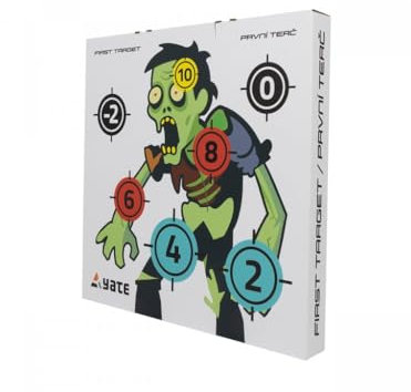 YATE Zombie Erste Zielscheibe für Bogenschießen 70x70x8 cm