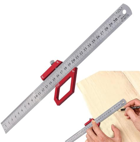 Woodworking Scribing Tool - Multifunction Angle Ruler, Scriber Measuring Tools, Precision Pocket Ruler | Scriber Measuring Tools for Woodworkers