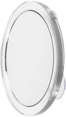 Homoyoyo Espejo de Maquillaje con Ventosa Compacto y Portátil Aumento para Cuidado Facial y Aplicación Precisa Fácil Instalación Superficies Estructura Resistente y Duradera