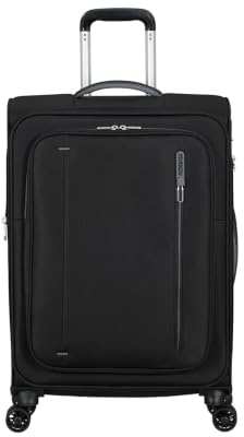 American Tourister Trolley Cloudrider Spinner Exp. TSA Jet Black schwarz 66cm