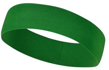 YOSUWOAI Sport-Haarband unisex einfarbig Fitness-Laufen-Schwitz absorbierendes Tuch elastisches Modell Haargummi für Männer Frauen