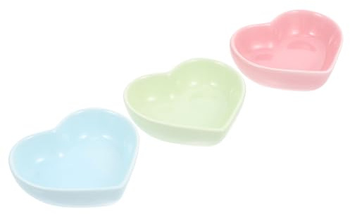 NUOBESTY Lot de 3 Bols en Céramique pour Hamsters et Écureuils Gamelles Lavables et Compactes pour Nourriture Animale