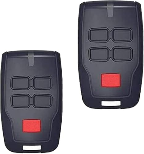 BFT Remote Control Replacement 2 Pack, 433MHz Rolling Code Garage Door Opener Remote, 4-Channel Transmitter Compatible with BFT Mitto 2, Mitto B, B RCB02, B RSC02 Gate Openers