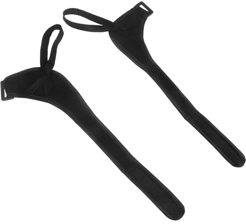 Veemoon Dragonnes Ajustables en Polyester pour Bâtons de Ski Randonnée, Paire de Sangles de Canne Larges et Étroites, Bracelet de Protection Confortable pour Activités de Plein Air