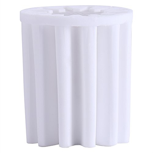 Filtro de Repuesto para Ducha, Núcleo de Filtración de Agua con Membrana PE, Blanco, 5x6cm - Agua Pura y Suave, Eliminación de Cloro y Óxido, Fácil Instalación