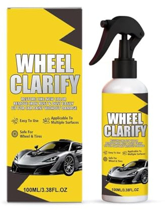 2026 Spray quitaóxido para autos para la limpieza diaria y el brillo de la carrocería, ruedas, frenos, polvo y óxido superficial. Spray protector de larga duración, solución automotriz, accesorio