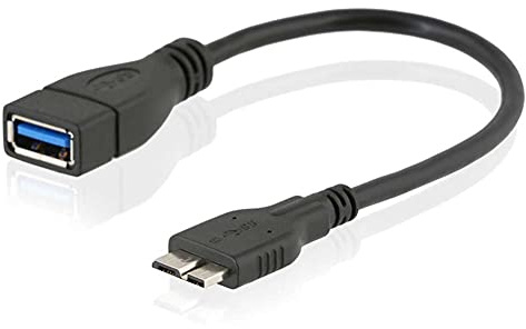 F53 USB 3.0 hembra a Micro B macho Micro USB 3.0 cable de datos 5 Gbps USB A hembra a macho Micro B macho adaptador de extensión convertidor adaptador para ordenadores, portátiles, discos duros