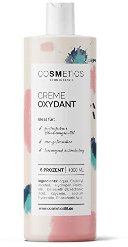 Creme Oxidant 6 Prozent | Oxidant 6% | Entwickler 6 Prozent | Wasserstoffperoxid 6%, Haarfarben Entwickler, Creme Oxyd 6% | 1000ml