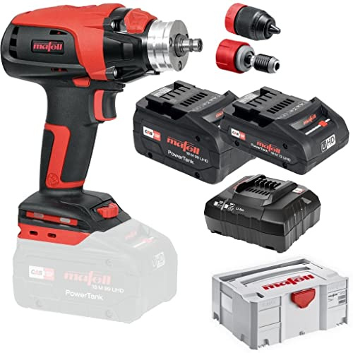 MAFELL ASB 18 Perceuse sans fil I T MAX avec fonction impulsion et 4 porte-embouts magnétiques