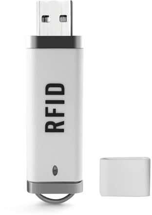 Lector RFID Mini lector de tarjetas de identificación IC, lector RFID 125 KHz/13,56 MHz, lectura de frecuencia dual TK4001 EM4100 ID IC NFC lector de control de acceso de tarjetas puerto USB