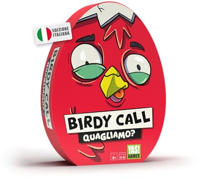 Yas Games - Birdy Call - L'Unico in Italiano - Party Game da 3 a 8 Giocatori dagli 8 anni in su