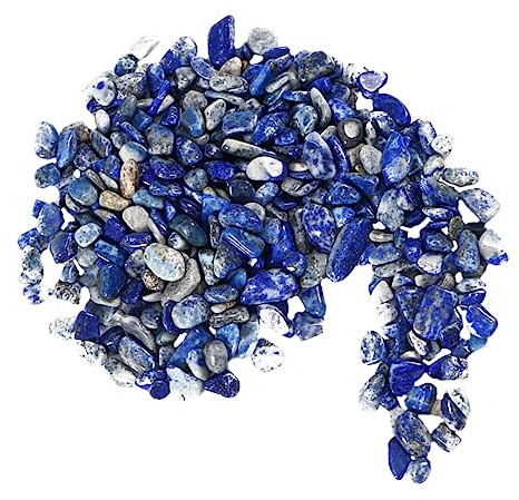Garneck 200g Gravier Décoratif pour Aquarium De Gravier Irrégulier Bleu Ornement Pierre pour Paysage Aquarium Et Décoration De Salon