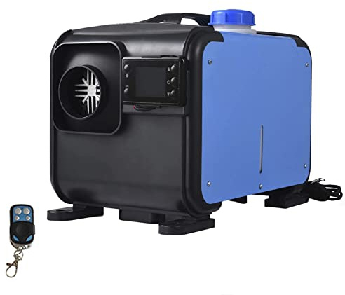 Riscaldatore diesel da 8 kW, riscaldatore da parcheggio ad aria tutto in 1 con monitor LCD e telecomando, sbrinatore portatile a riscaldamento rapido per tenda, auto, camper, camion, roulotte, campe