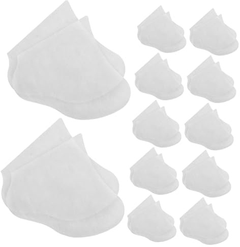 Beatifufu 50 Paar Weiße Fußbedeckungen aus Vliesstoff Undurchlässig und Bequem für Spa und Pediküre Wiederverwendbare Fußmasken für Fußpflege zu Hause