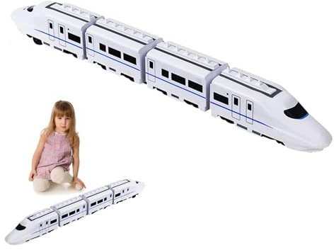 Doiyislem Set De Tren Modelo - Juego de Aprendizaje Divertido y Flexible | Juguete de Vagón de Estante - Para Vacaciones Cumpleaños Fiesta Hogar Sala de Estar Halloween Pascua Jardín Interior Exterior