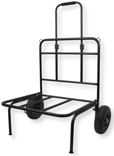 Prologic Cruzade Classic Foldable Trolley, Angelcaddy, Transportwagen, Angelschubkarre zum Transport beim Karpfen- & Wallerangeln