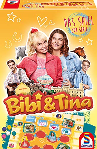 Schmidt Spiele 40609 Spiele Bibi und Tina, Das Spiel zur Serie, Laufspiel
