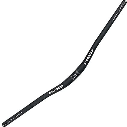 UPANBIKE φ31.8mm MTB Mountain Bike Bicycle Extra Long Handlebar 720mm Riser Bar(720mm,Black)