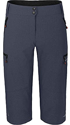Bergson Valli Capri | Damen 3/4 Radhose - Robust & elastisch Damen 3/4 Radhose mit Stretcheinsätzen, Normalgrößen, Supra Stretch 4-Wege-Stretch, reißfestes Ripstop-Gewebe, wasserabweisend, Innovative