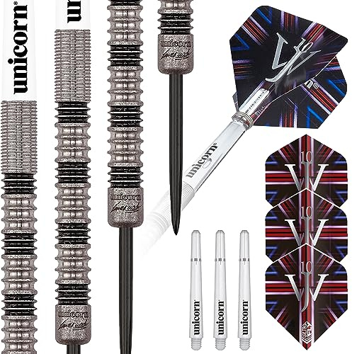 Unicorn Dartpfeile-Set mit Stahlspitze, James The Machine Wade, 90% Wolfram, 20 g, 21 g, 22 g, 23 g oder 24 g
