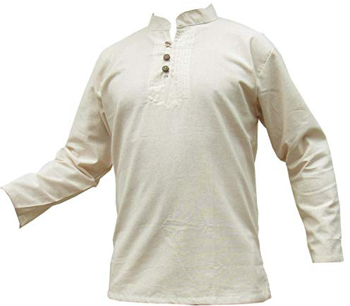 PANASIAM Nature cotton Shirt, 3button, LS, XL
