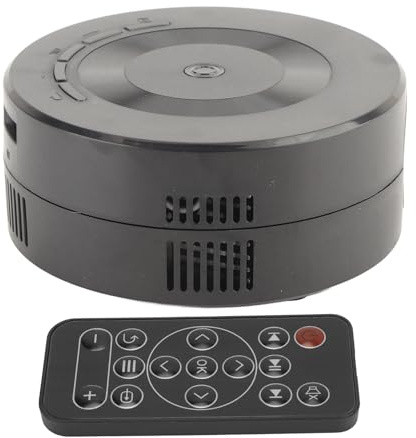 Mini Portable Projector, Small Outdoor Video Projectors with Synchronize Smartphone Screen Function, Movie Projector Compatible with IOS/Phone/Tablet, with Remote Control