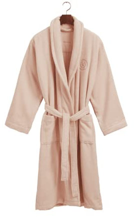 GANT Crest Bademantel Farbe Apricot Shade Größe M