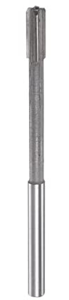 sourcing map Spannreibahle 5,7 mm H7 C1/K30 Hartmetallspitze Präzision Gerade Flöten Rundschaft Drehmaschine Maschine Fräser