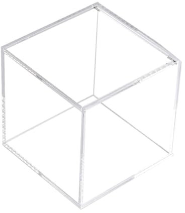 Hoement Acryl-aufbewahrungsbox Transparent Für Kleinigkeiten Kapsel-organizer Platzsparend Für Schreibtisch