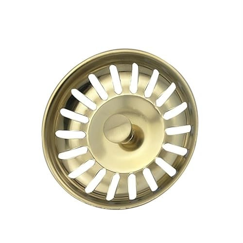 Stainless Steel Bathroom Shower Hair Filter Kitchen Sink Stainless Steel Filter Plug Shower Filter Sewer Protector Plug Replacement Sewer Baffle Stainless Steel Filter Sink For Food Hair Catcher(Brush