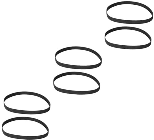 CAXUSD 6 Stück Ersatz-kassettenband 5 Mm Breite 65 Mm Durchmesser für Plattenspieler DVD-Laufwerk
