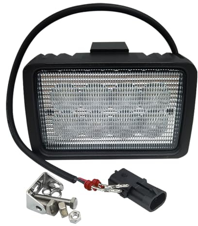 Hooma 40W Arbeitsscheinwerfer LED 12V Traktor Kompatibel mit John Deere/Case IH - 6000K Hellweiß - IP67 Wasserdicht