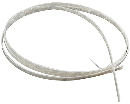 BESTonZON Weiße Perlmutt Gitarren Binding Celluloid Purfling Streifen Für Klassische Akustikgitarre Ukulele Mandoline Langlebige Einfassung Diy Zubehör