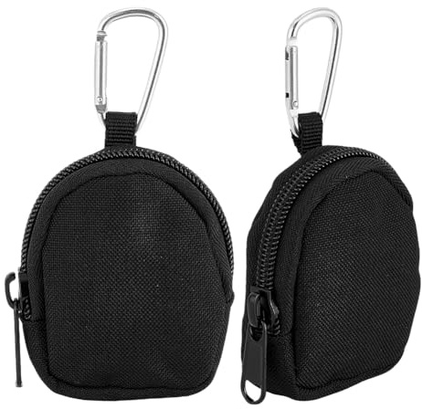 DELORIGIN 2 Pack Mini EDC Bolsa Molle Bolsa Pequeño Llavero Monedero Militar Mini Monedero Hombre para Mini Herramienta Llave de Coche Auriculares Organizador de Accesorios para Mochila Exterior,