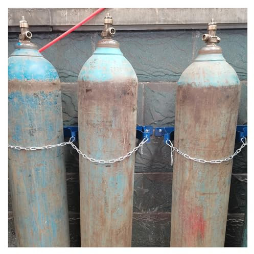 Support de cylindre gaz Support De Réservoir De Propane, Support De Bouteille D'azote, Support De Stockage Mural En Acier Pour Réservoirs D'oxygène, Étagère Pour Bouteilles(3 Bottles length 37 2/5(95