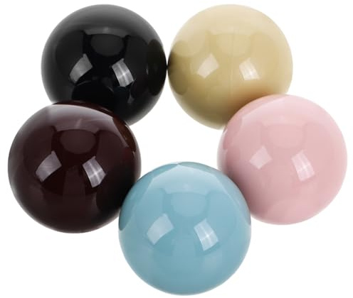 HAMPPLIES Perfume, Spherical with 5pcs Bottle Caps Portable Spray Pumps Plastic Design Assorted Colour Refillable Cologne Stopper for and Office Settings Parties