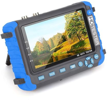 Tester CCTV, Tester CCTV AHD/CVI/TVI CVBS Da 8MP Tester For Telecamere CCTV Tester AHD Con Ingresso VGA Tester Video CFTV Mini Monitor,Leggero