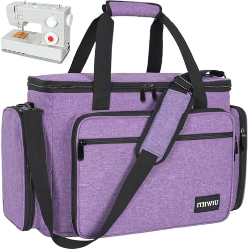 FREEAMG Borse per macchina da cucire, compatibili con la maggior parte delle macchine da cucire standard, borsa per il trasporto per macchina da cucire e accessori con imbottitura rimovibile e