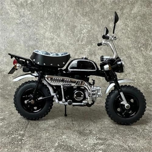 HFMXZHI Modèle réduit de Moto Modèle De Moto Décoratif, Cadeau d'anniversaire 1:12 pour H-Onda pour Monkey Z50J 2009 Série Mini(Nero)