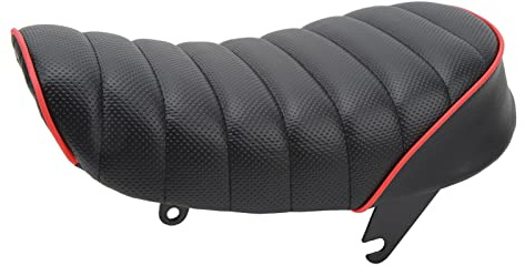 Cryfokt Coussin de Selle Rétro adapté au Siège élégant et Durable pour Monkey Z50 adapté au Mini Vélo de Trail, Moto Vintage en Cuir pour Siège pour Une Conduite Confortable