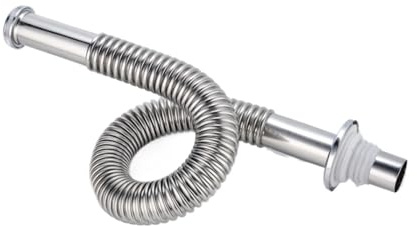 YVZOQZWEP Tuyau D'évacuation D'évier De Cuisine en Acier Inoxydable, Bouchon D'évacuation Long, Accessoire for Évacuation des Eaux Usées Et De Sol, Accessoire for Robinet De Cuisine.(100cm)