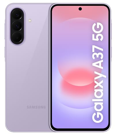 Samsung Galaxy A37 5G, Slim Smartphone, Awesome Intelligence Features, 8GB, 256 GB Storage, 50MP Wide-Angle Camera, Up To 2-Day Runtime, Awesome Lavander, 3 Year Extended Warranty